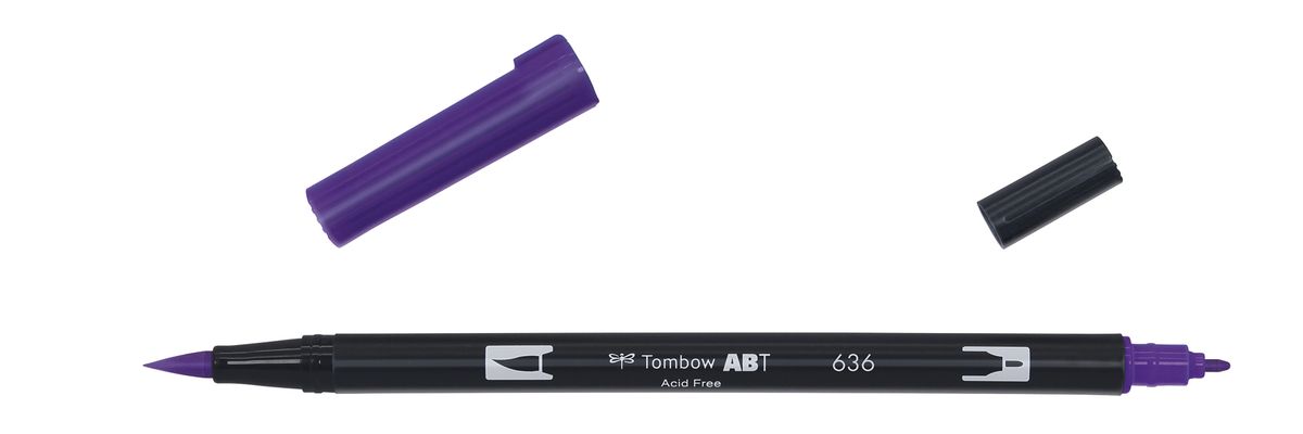 Marker Tombow ABT Dual Brush 636 imperial purple