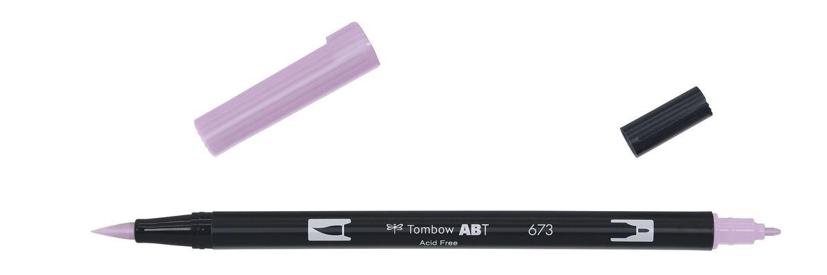 Marker Tombow ABT Dual Brush 673 orchid