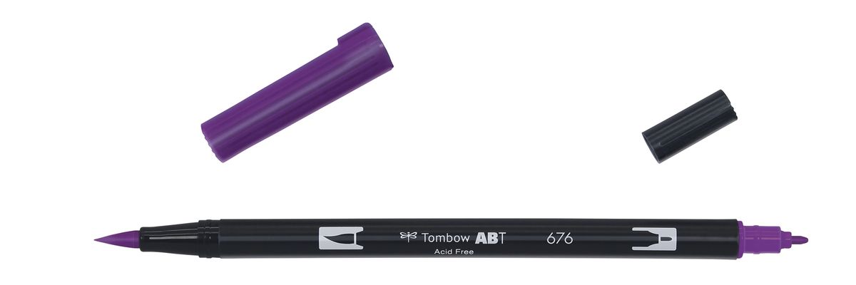 Marker Tombow ABT Dual Brush 676 royal purple