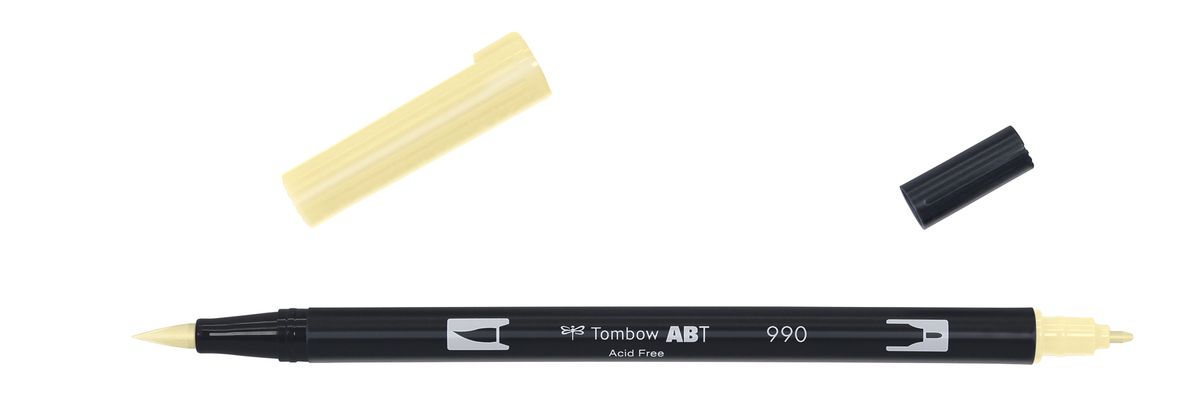 Marker Tombow ABT Dual Brush 990 light sand