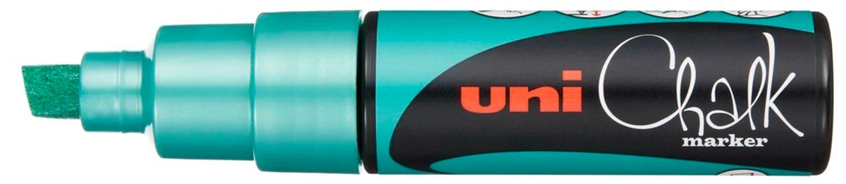 Marker Uni Chalk Pwe 8K Metallic Grøn