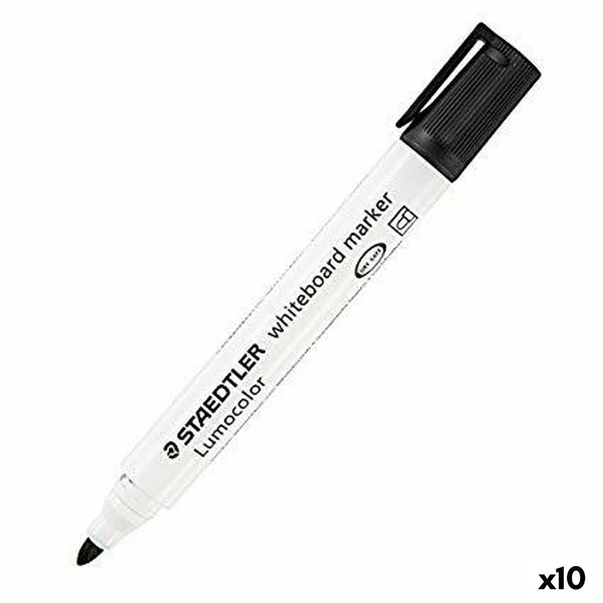 Markør Staedtler Whiteboard Hvid Sort (10 enheder) (1 enheder)