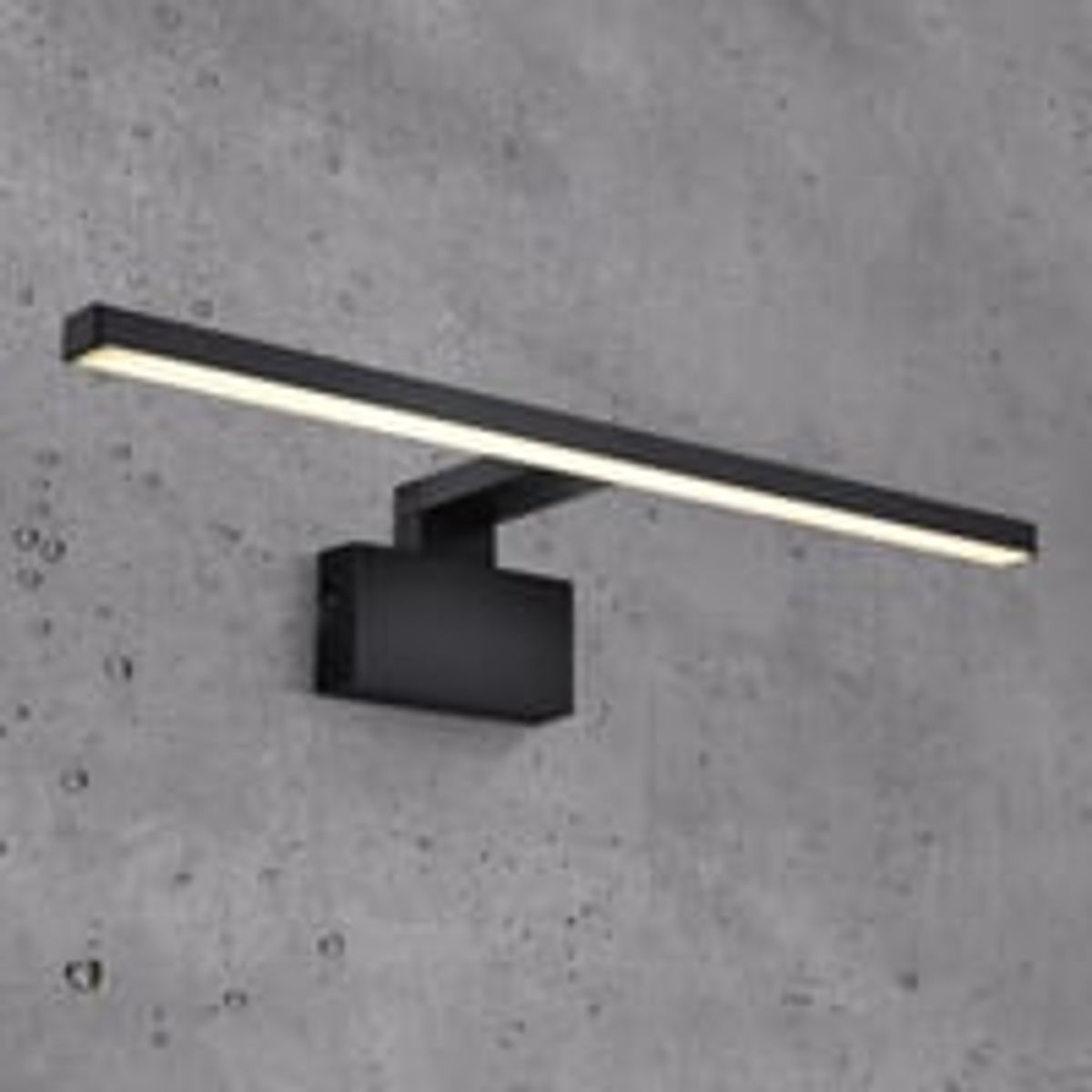 Marlee LED spejllampe, sort, 50 cm, 3000K, IP44 - Nordlux