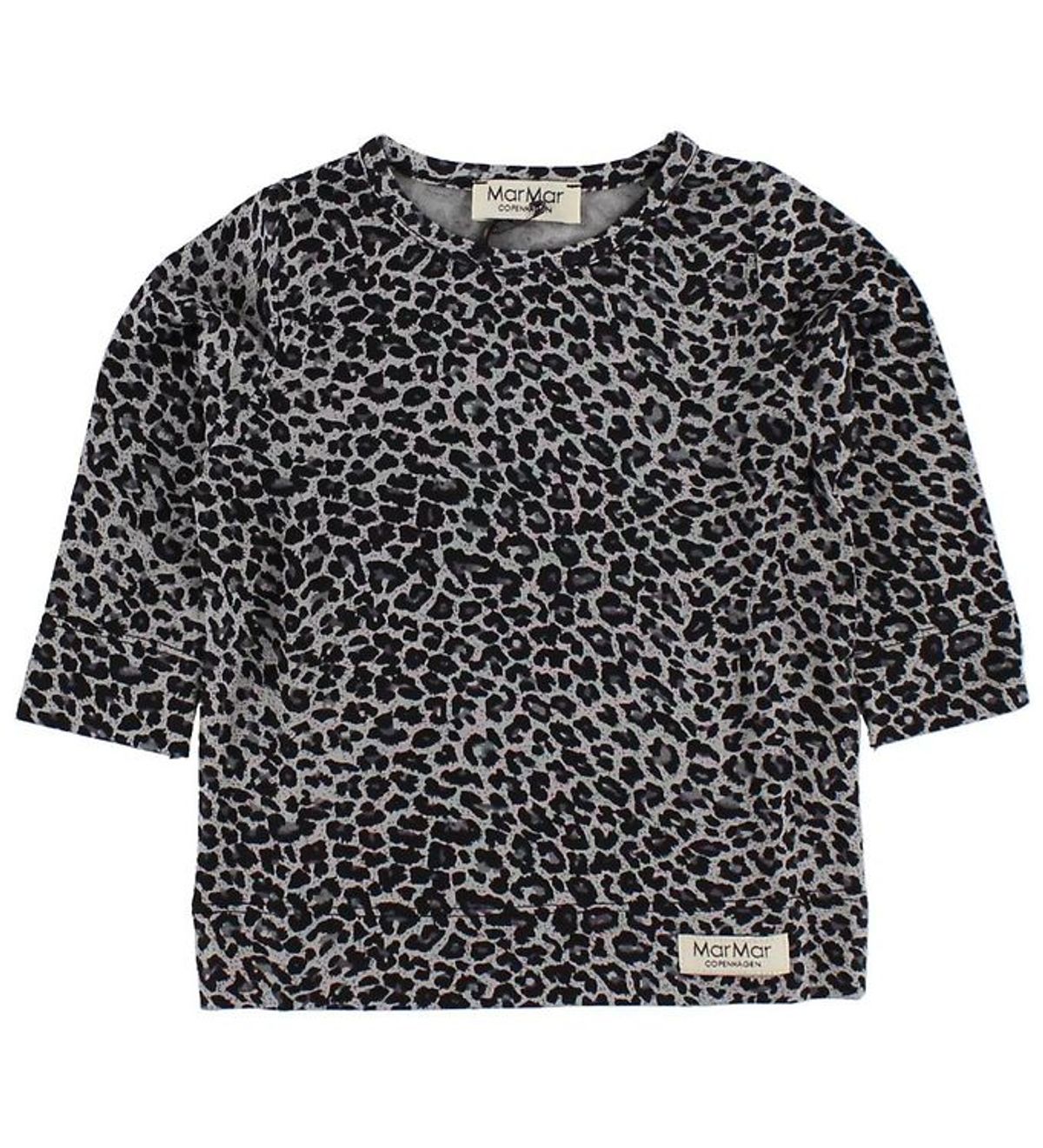 MarMar Bluse - Grå Leopardprint