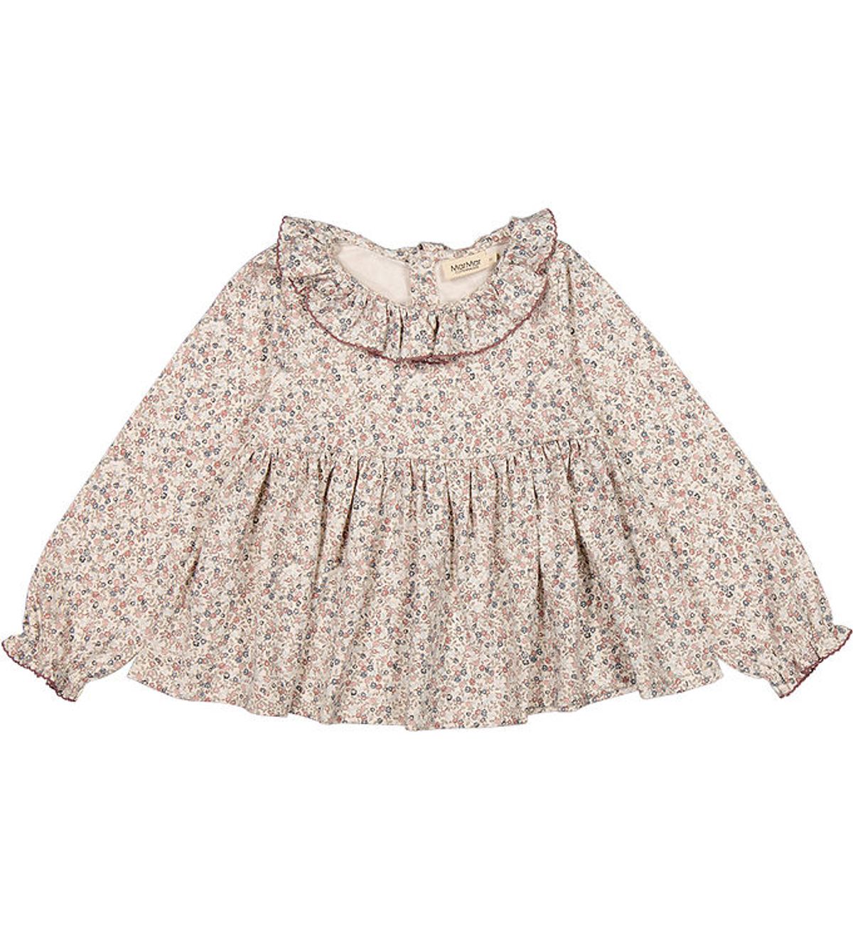 MarMar Bluse - Tiora Frill - Deep Peony