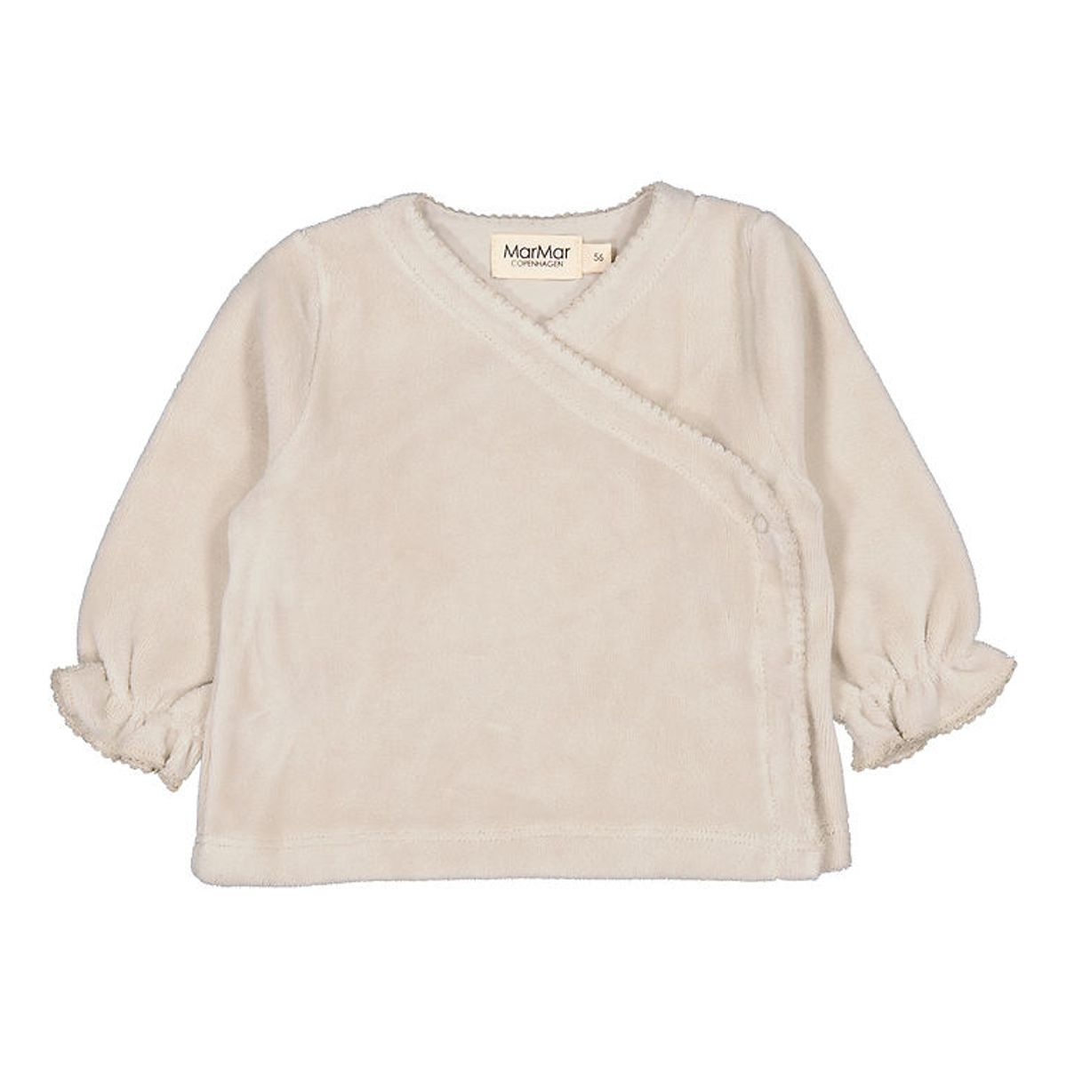 MarMar Bluse - Velour - Tuba Wrap - Rabbit Grey