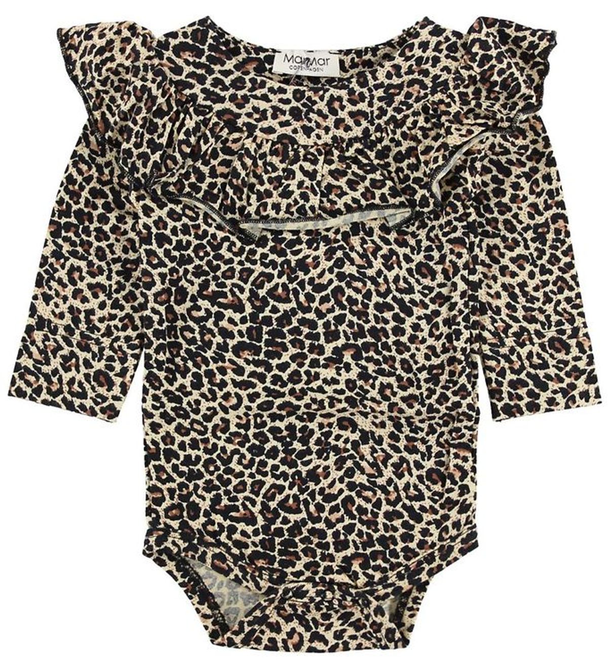 MarMar Body - L/Æ - Bibbi - Brun Leopardprint m. Flæse