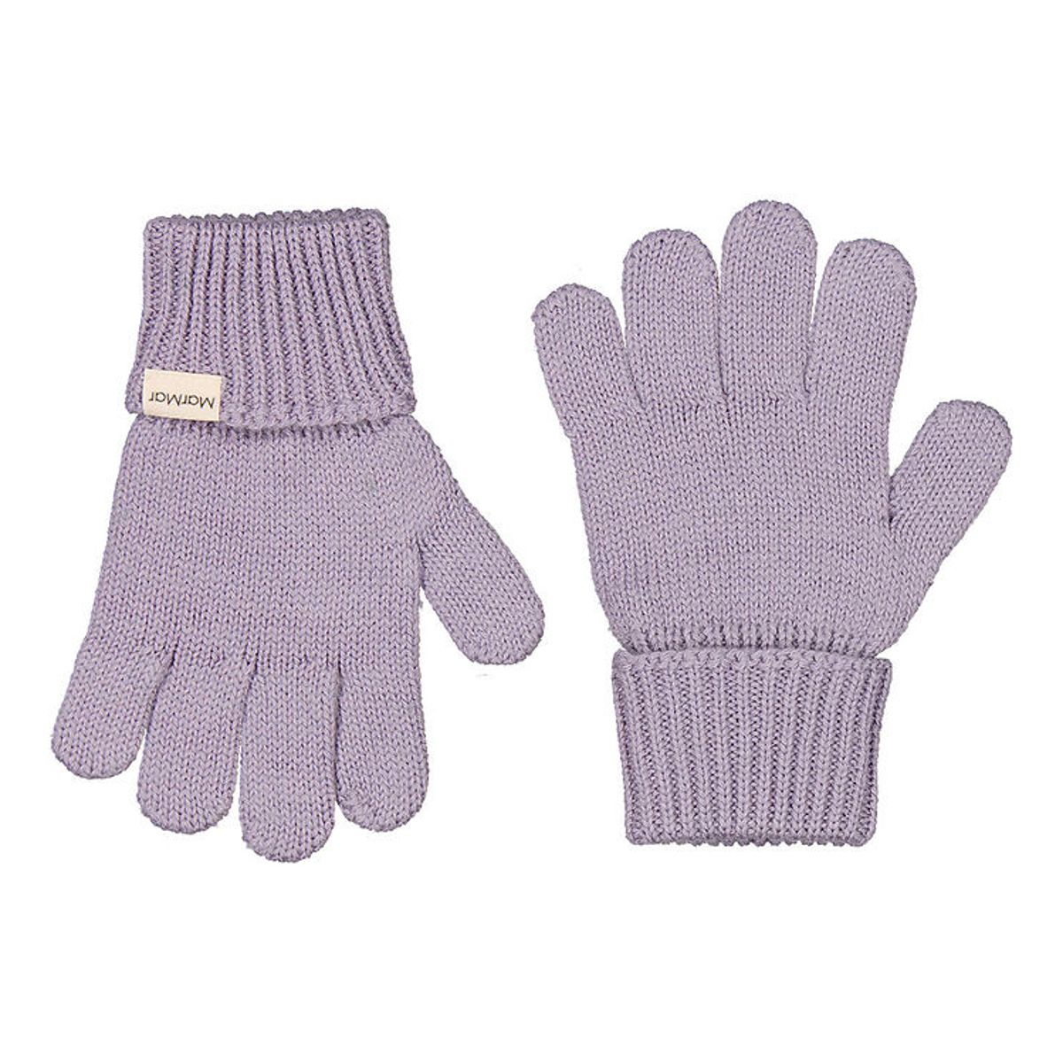 MarMar Handsker - Strik - Aske - Uld/Bomuld - Purple