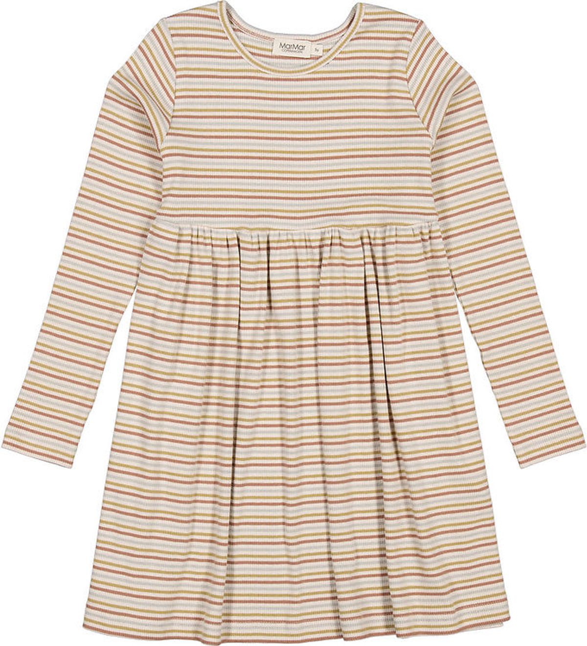 MarMar Kjole - Rib - Denka - Antumn Stripe Mix