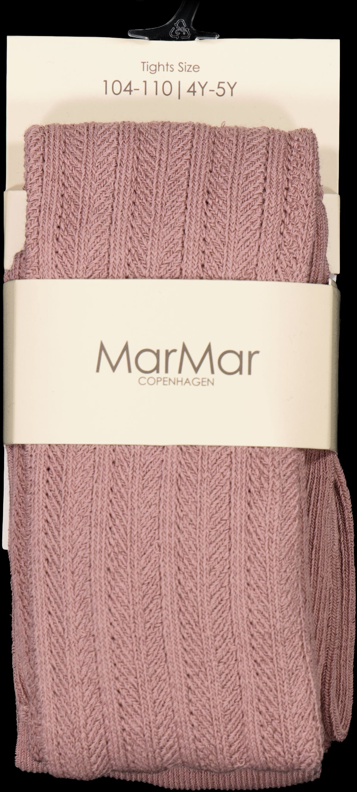 MarMar Pointelle Strømpebukser - Dusty Mauve - 1-1 1/2 år