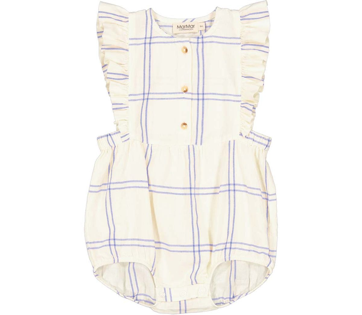 MarMar Roma Frill Body - Blue Check - 56 cm