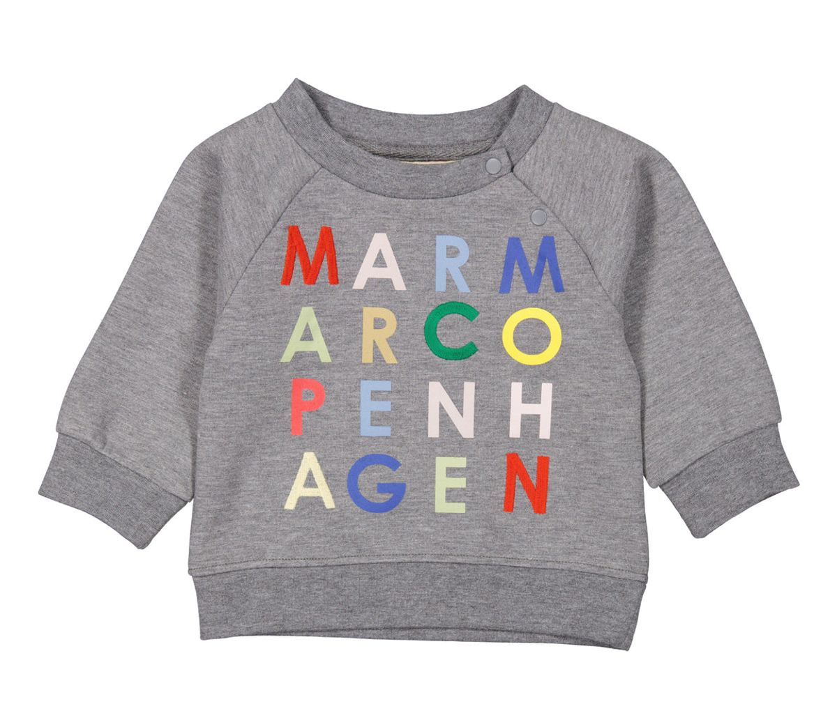 MarMar Theos Sweat Shirt - Multicol Letters - 68 cm / 4 mdr.