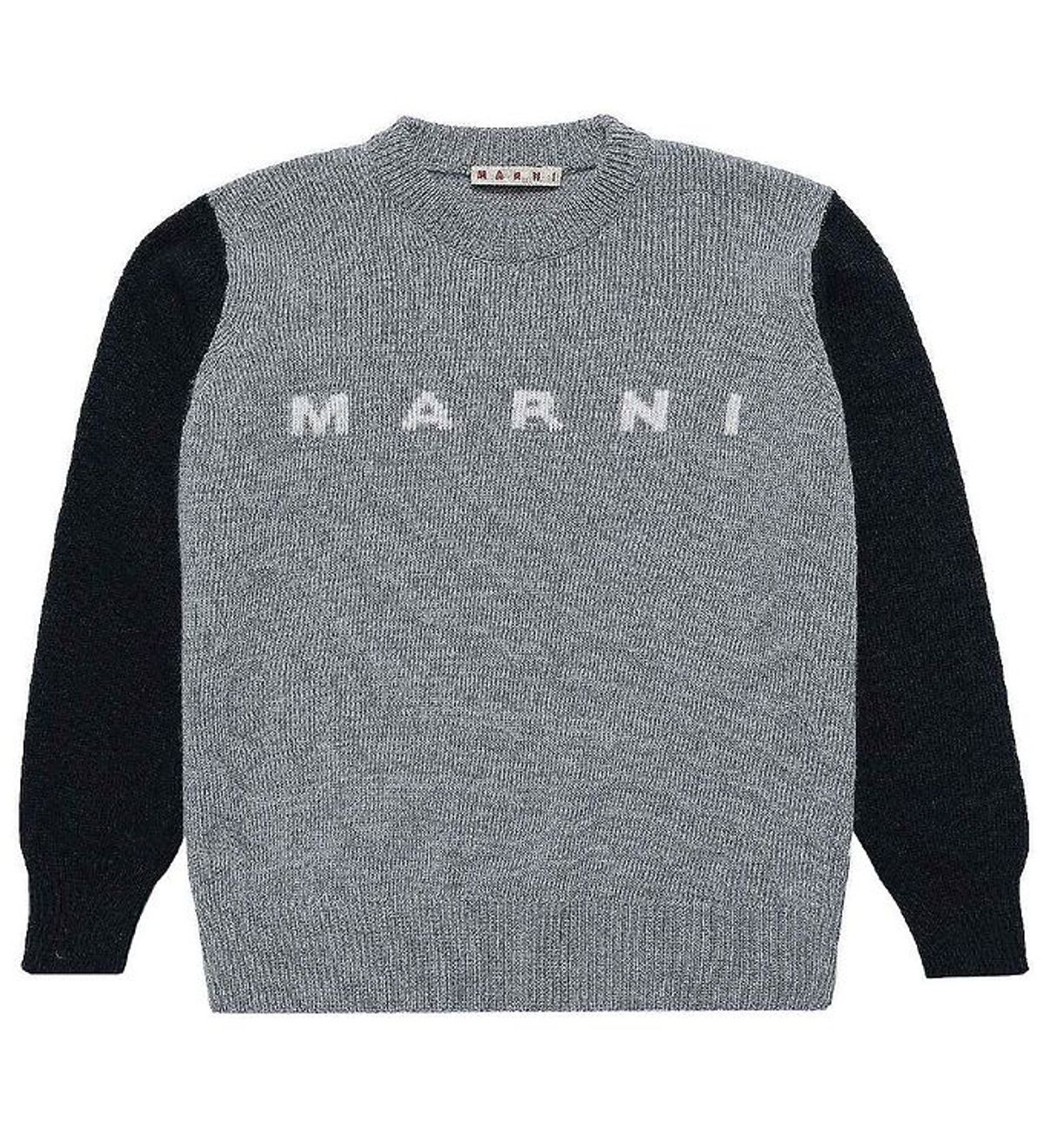 Marni Bluse - Uld - Gråmeleret/Navy