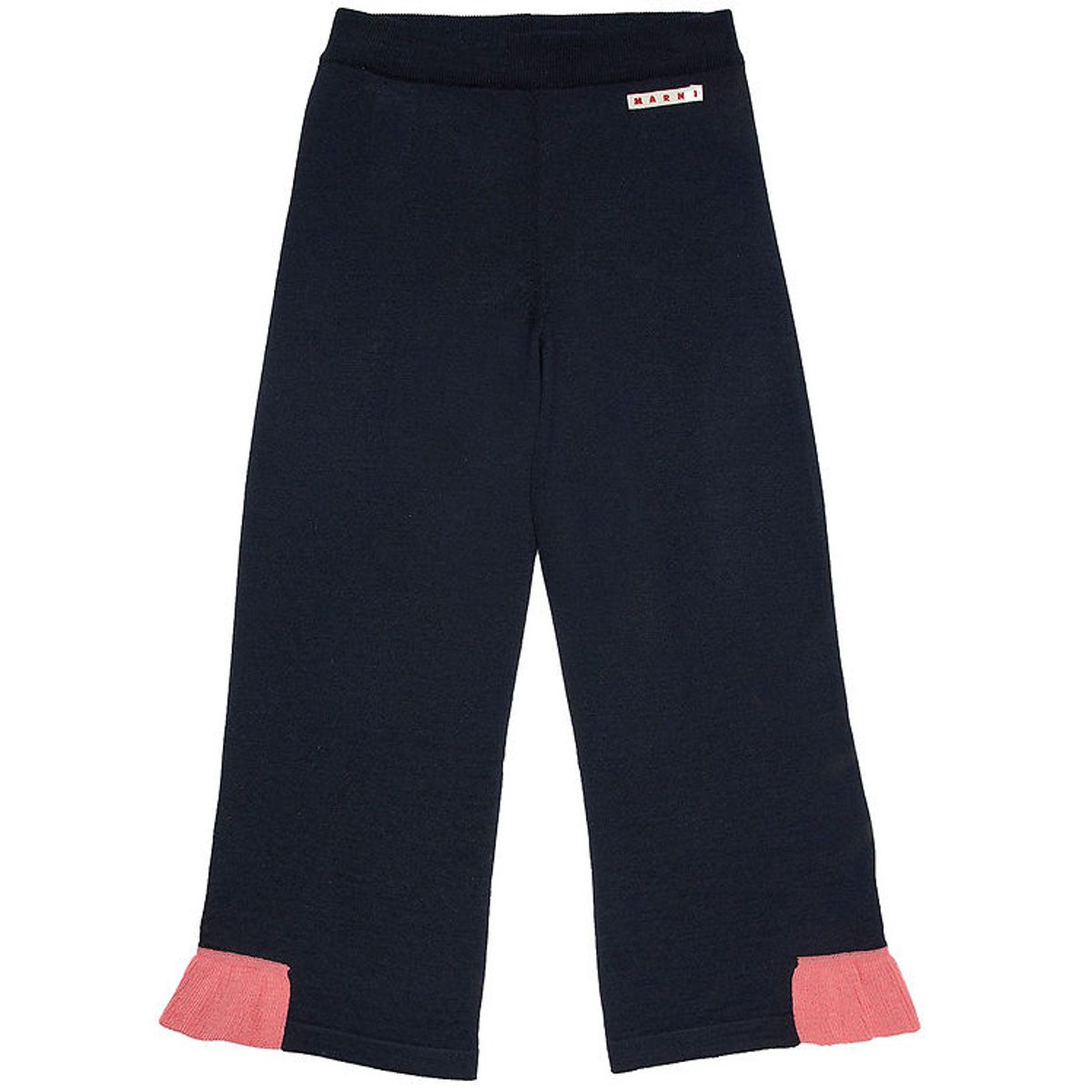 Marni Bukser - Akryl/Uld - Navy m. Koral