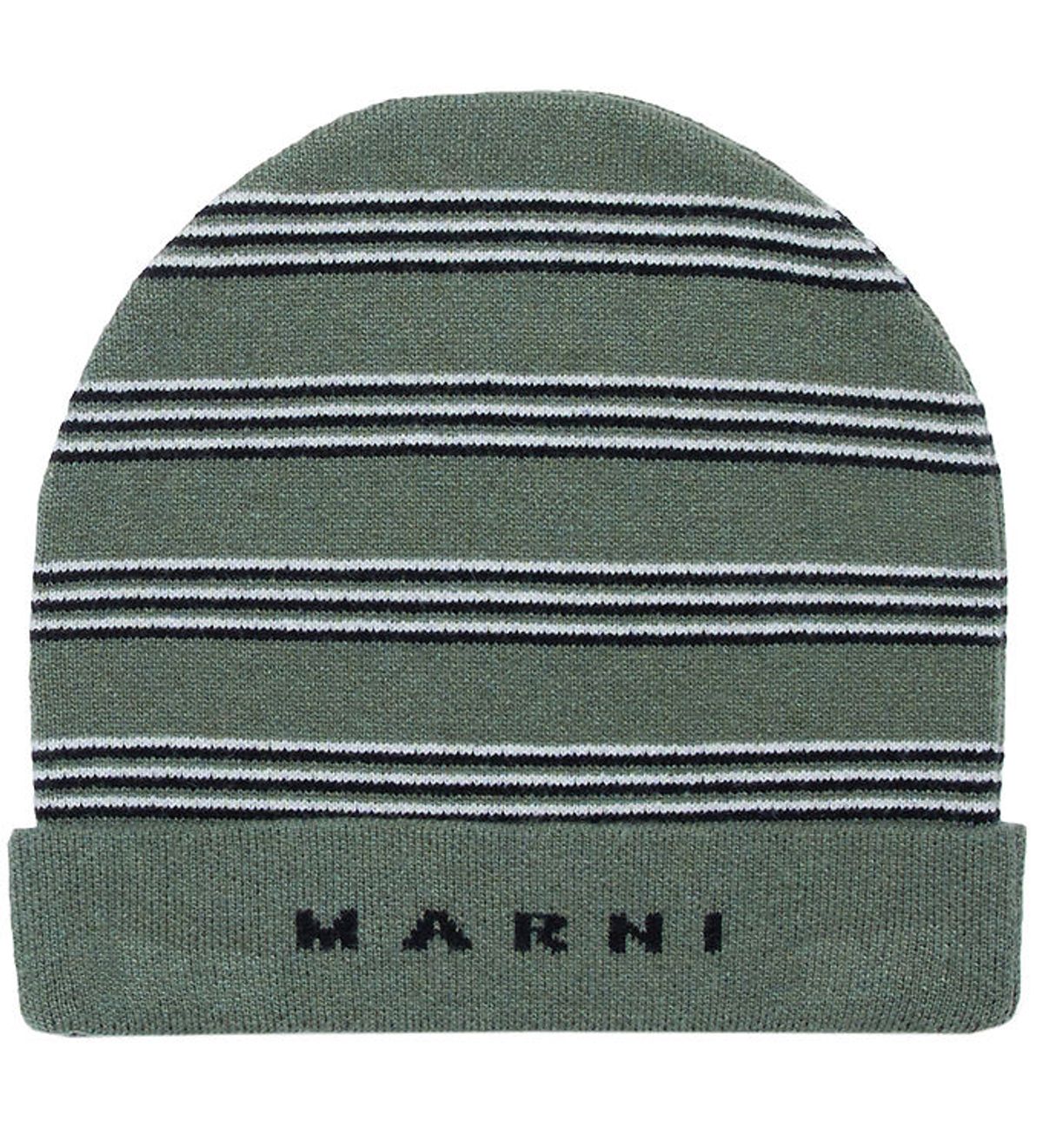 Marni Hue - Strik - Deep Lichen Green m. Striber