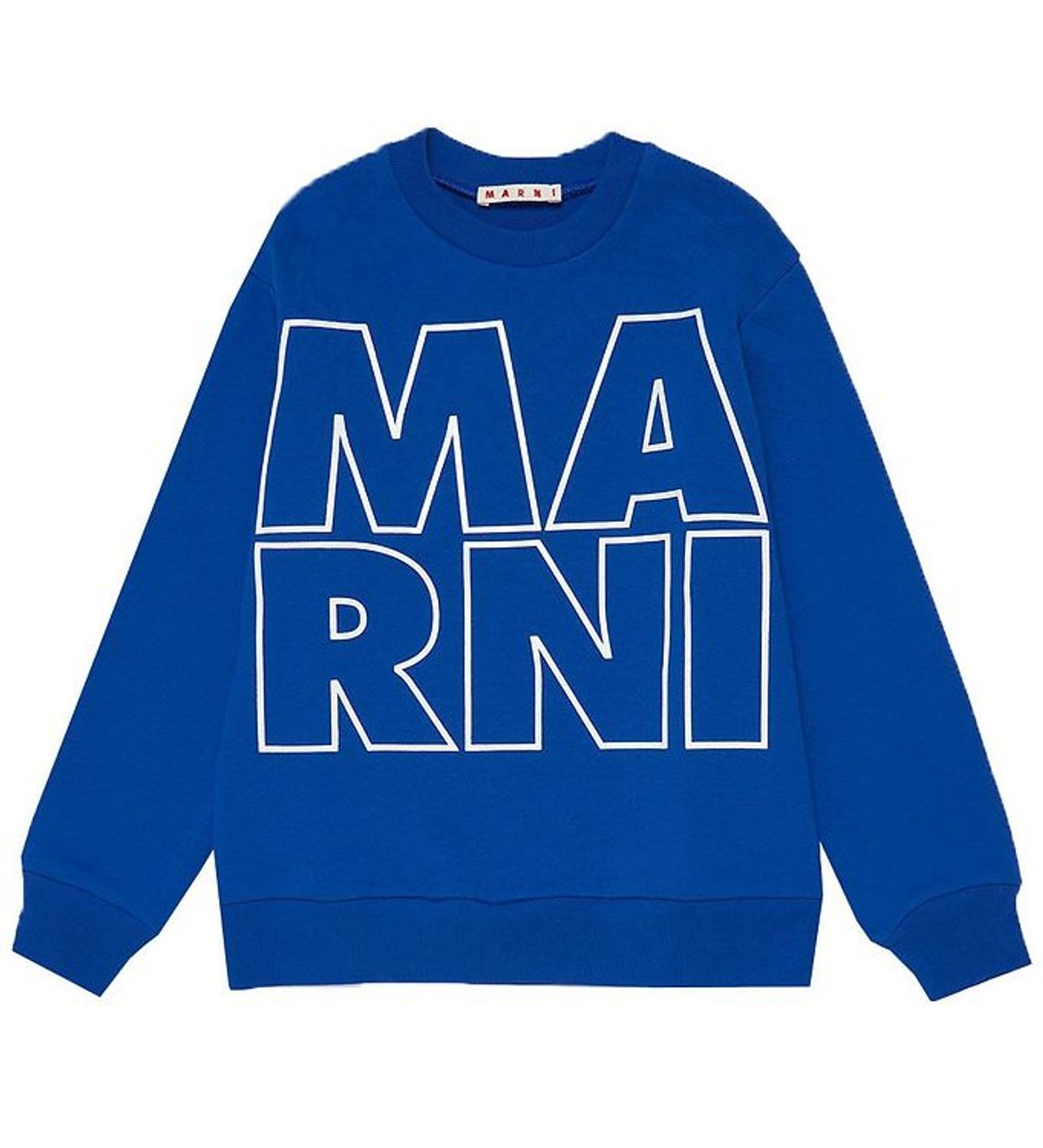 Marni Sweatshirt - Blå m. Hvid