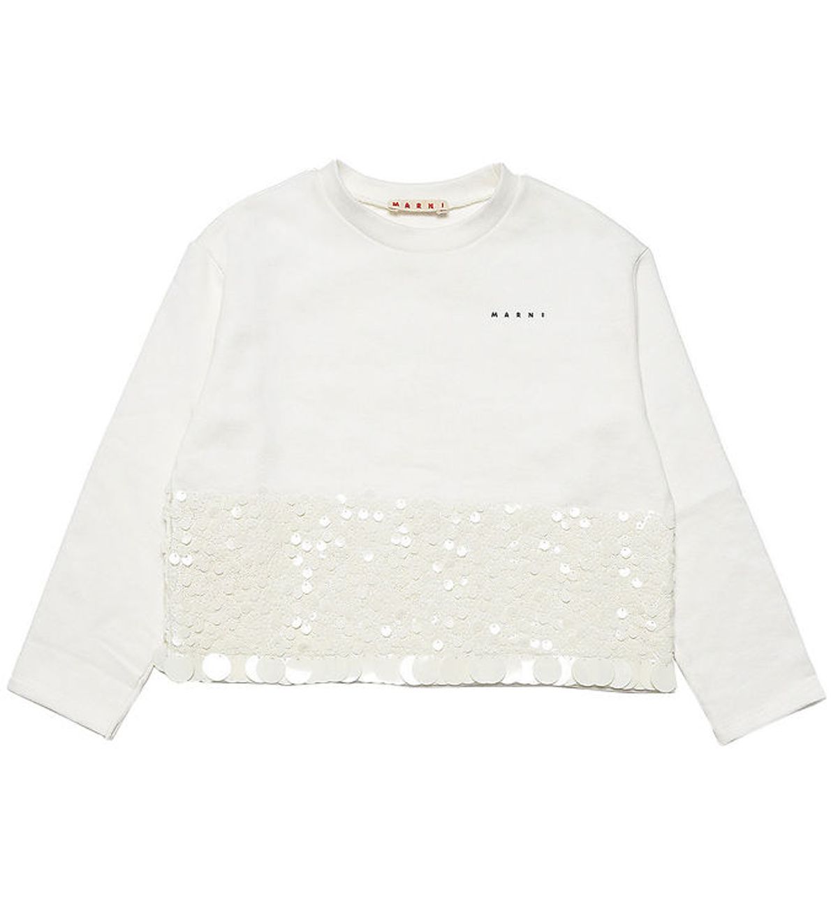 Marni Sweatshirt - Off White m. Pailletter