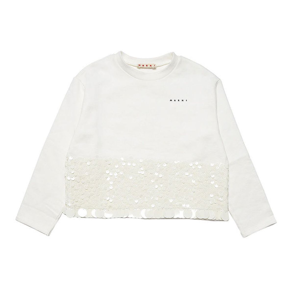 Marni Sweatshirt - Off White m. Pailletter