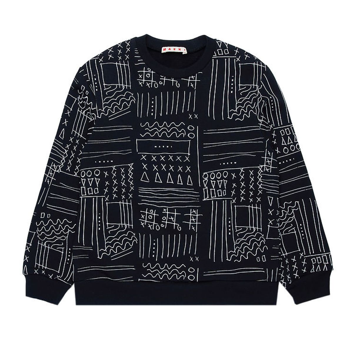 Marni Sweatshirt - Sort/Hvid