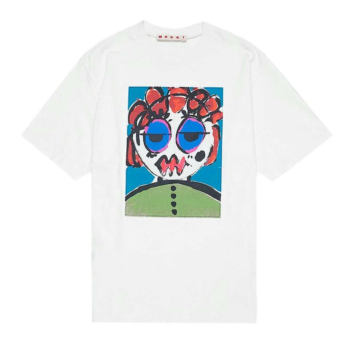 Marni T-Shirt - Hvid m. Print