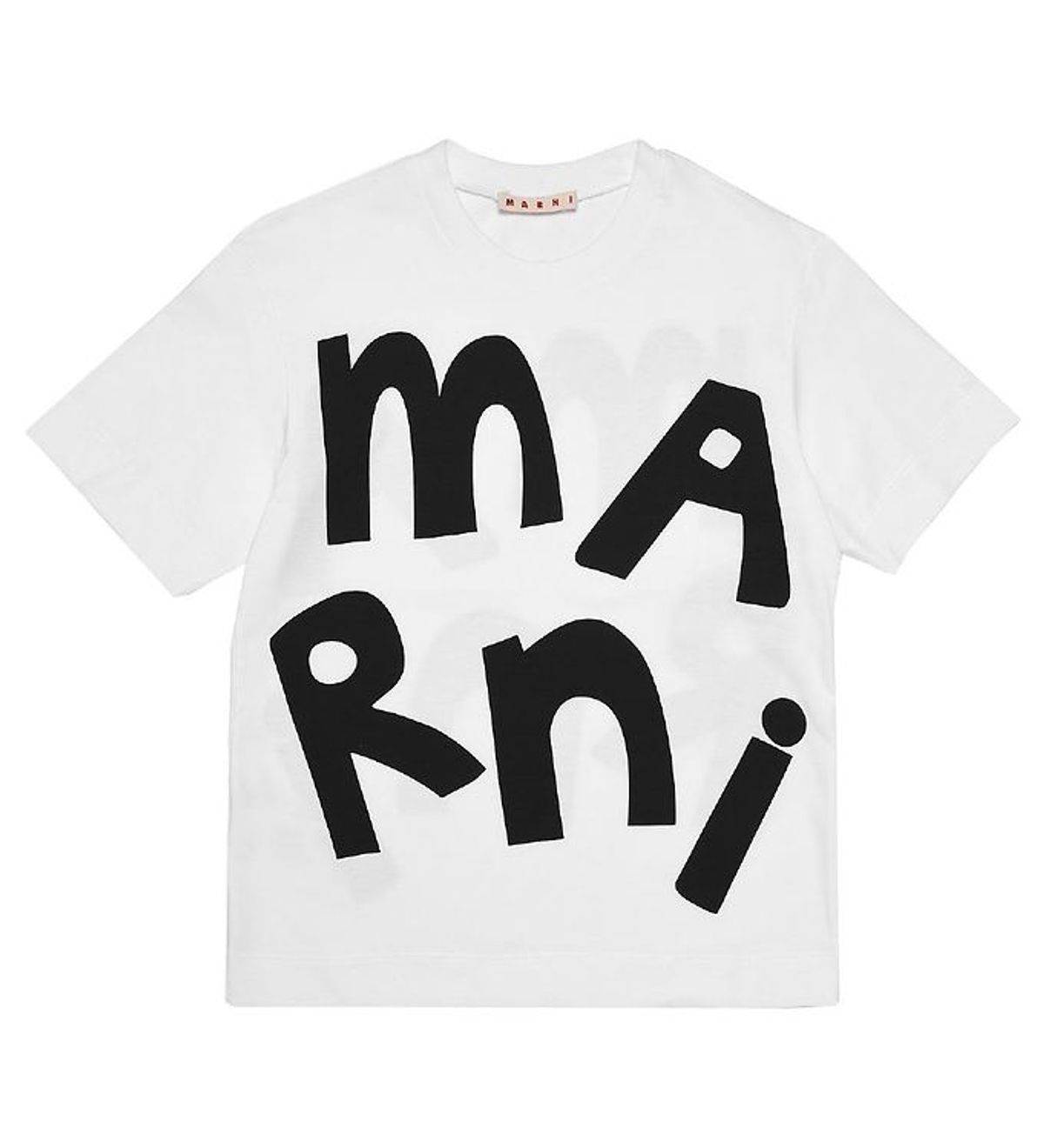 Marni T-shirt - Hvid m. Sort