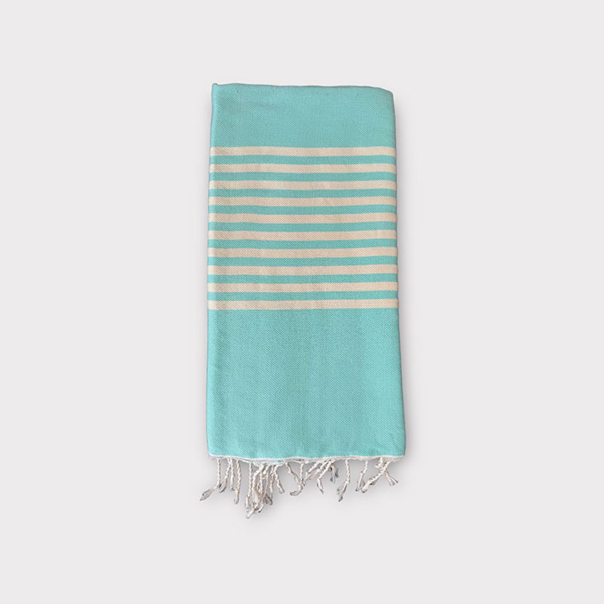 Marokkansk FOUTA hammamhåndklæde - Turkis