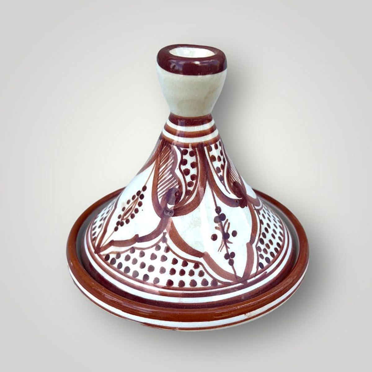 Marokkansk tagine - 13 cm - Brun