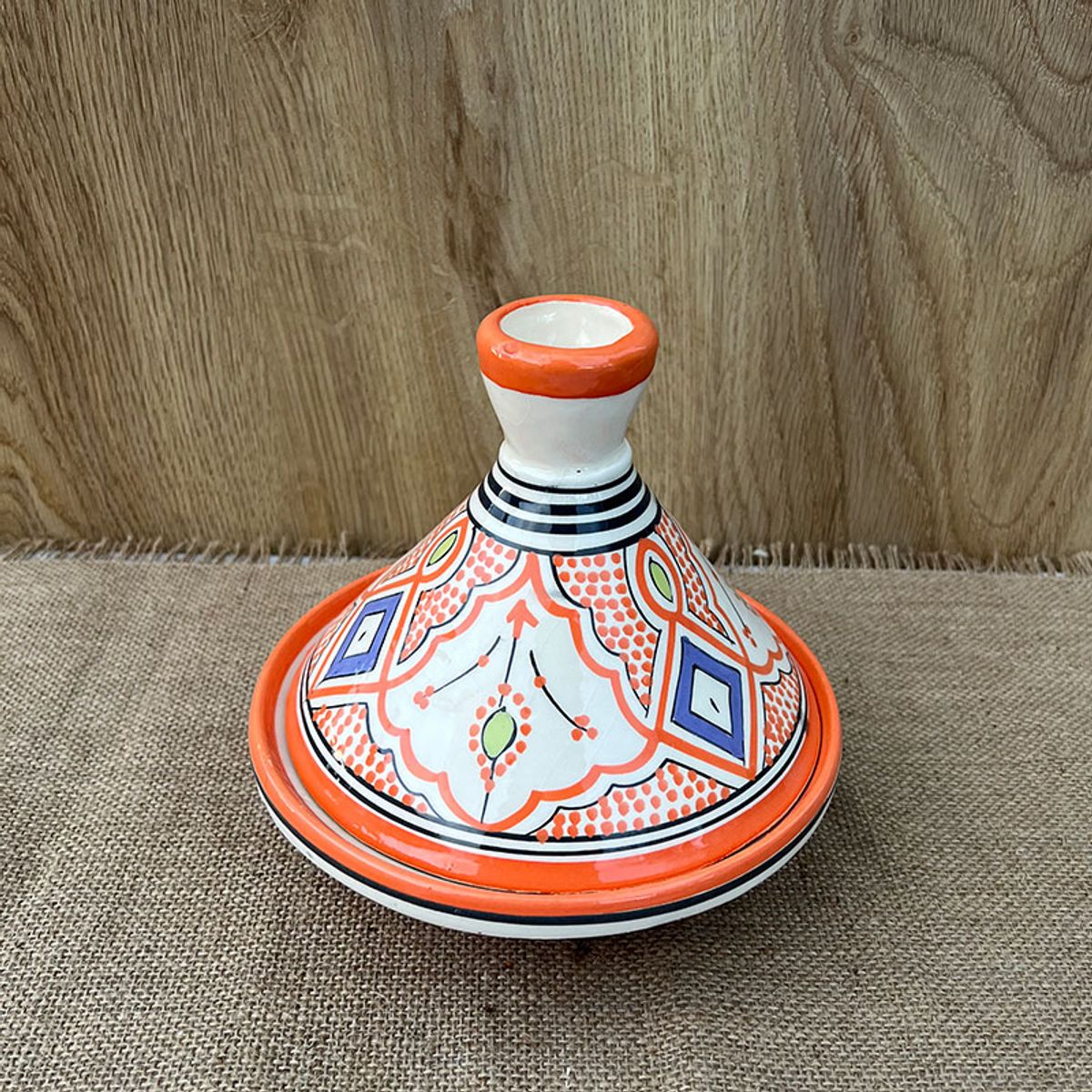 Marokkansk tagine - 20 cm. - Orange