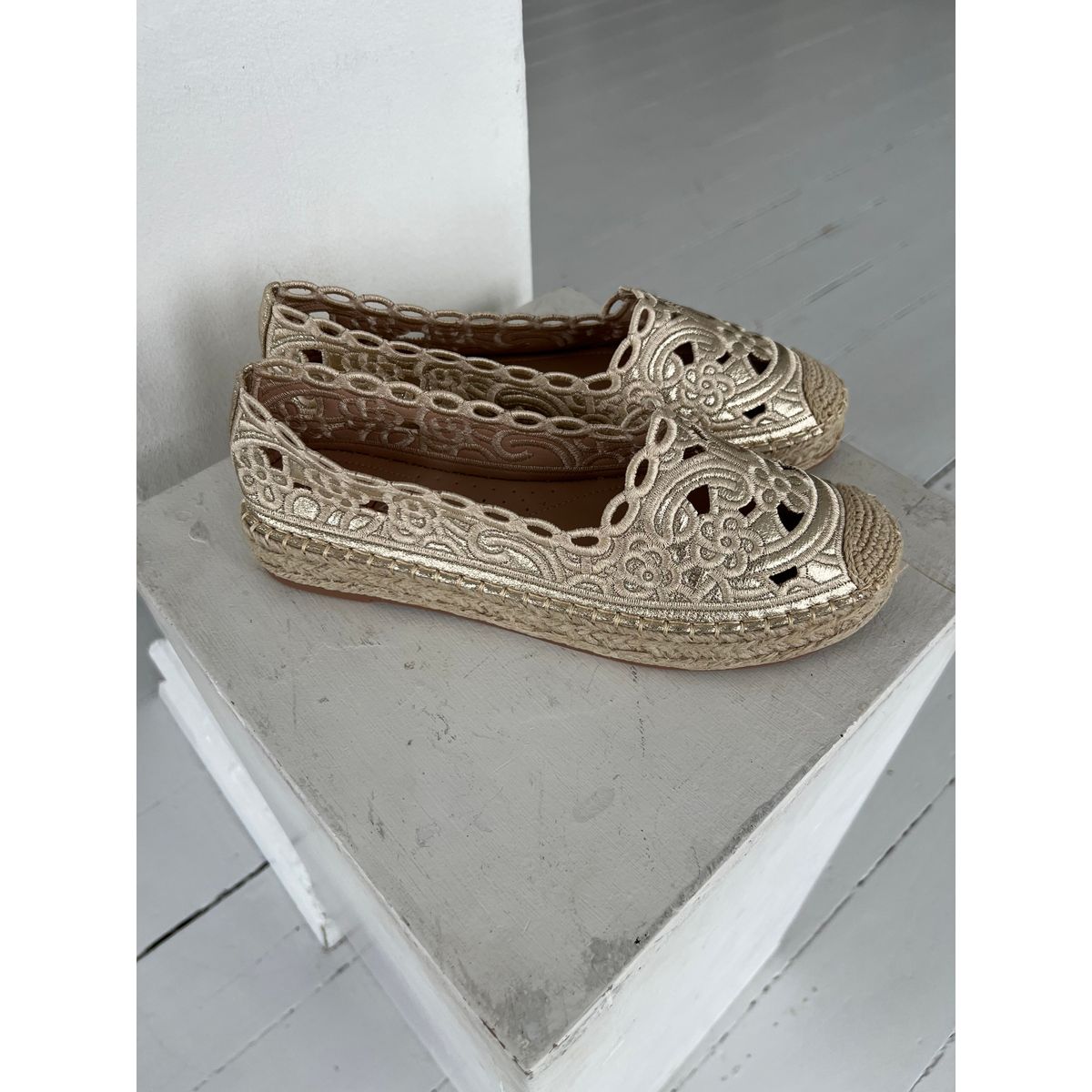 Marquiz gylden espadrille