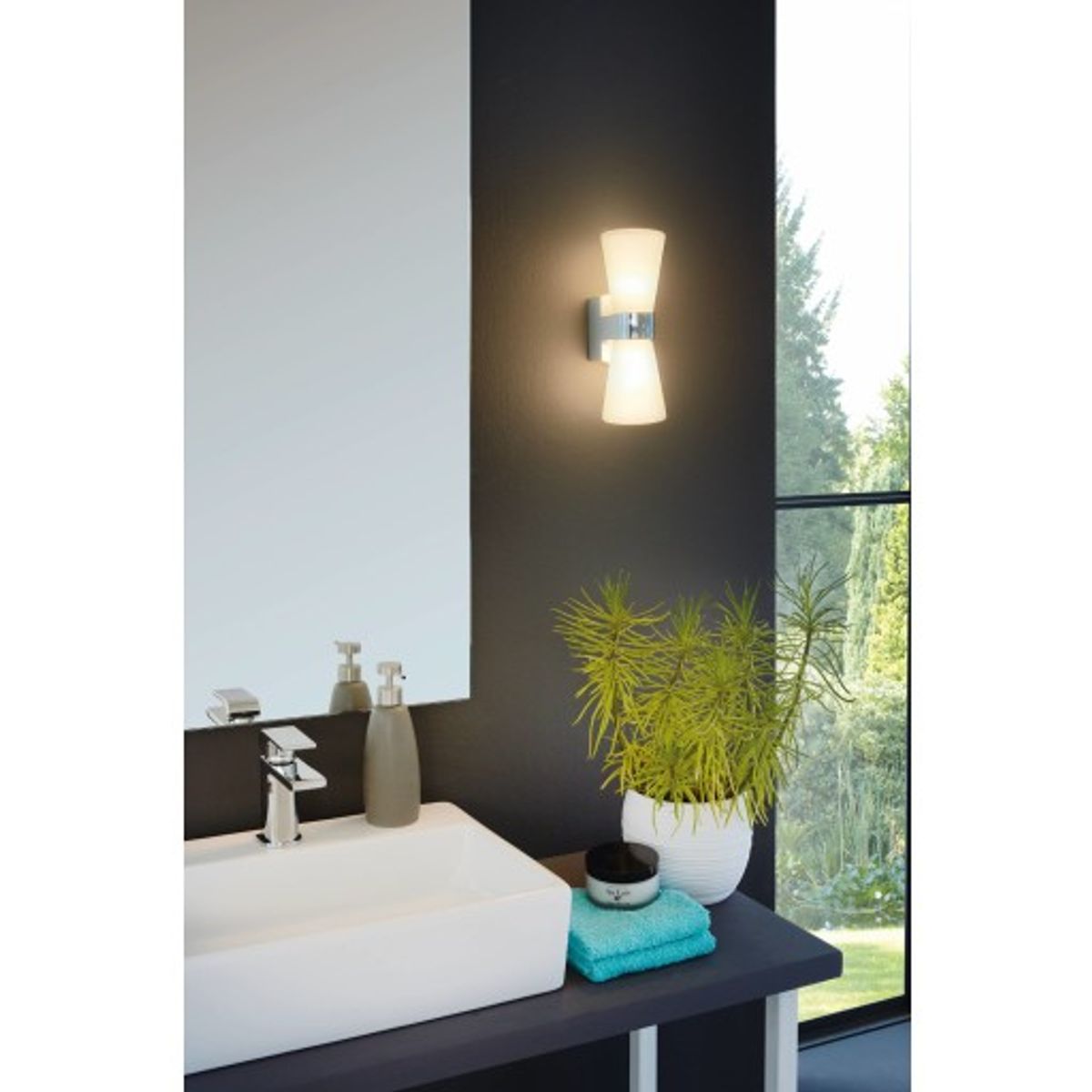 Mars Loftlampe, E27, Ø250, hvid