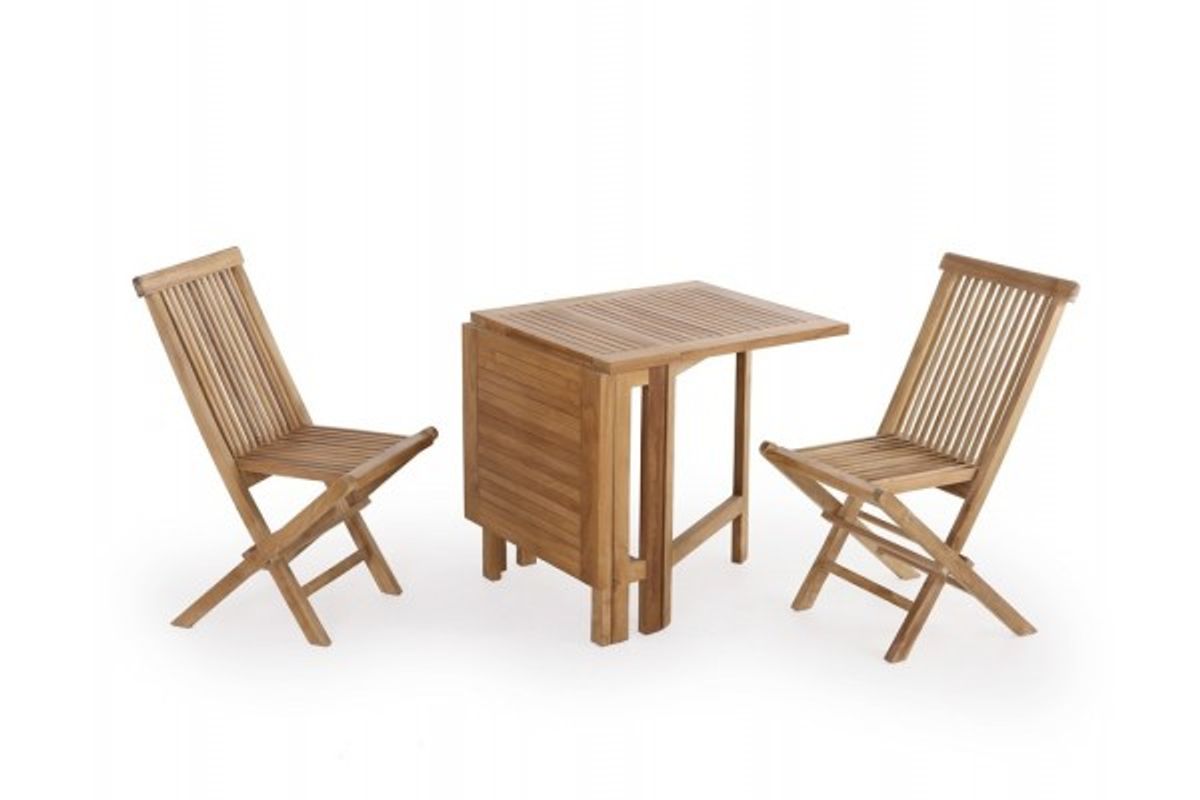 Marstal Teak Cafesæt m/2 Kiel stole