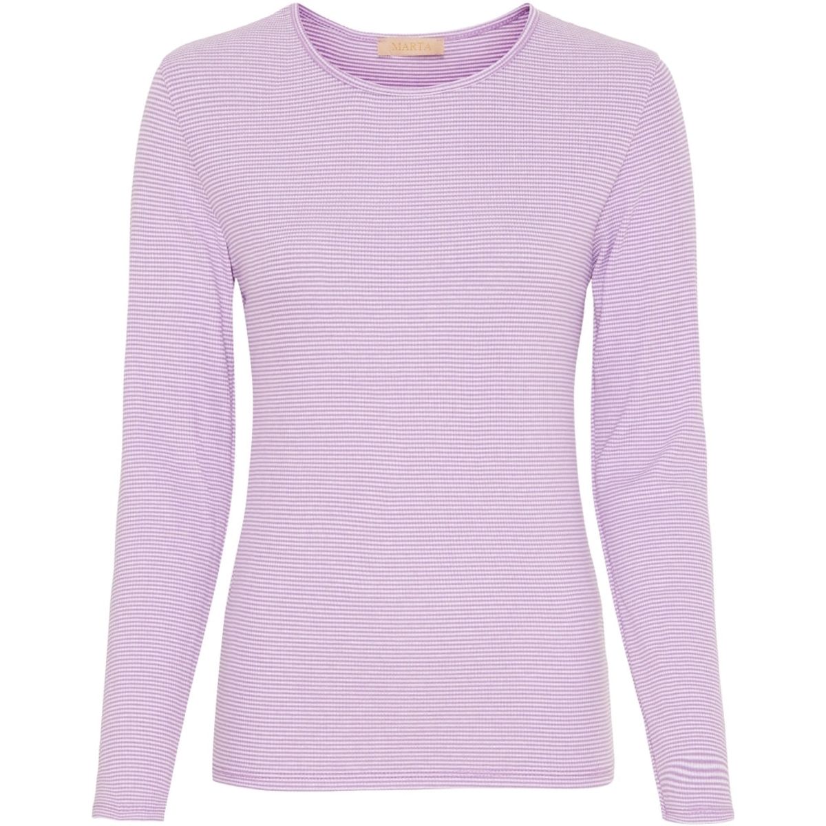 Marta du Chateau dame bluse 4906 - Lilac/White