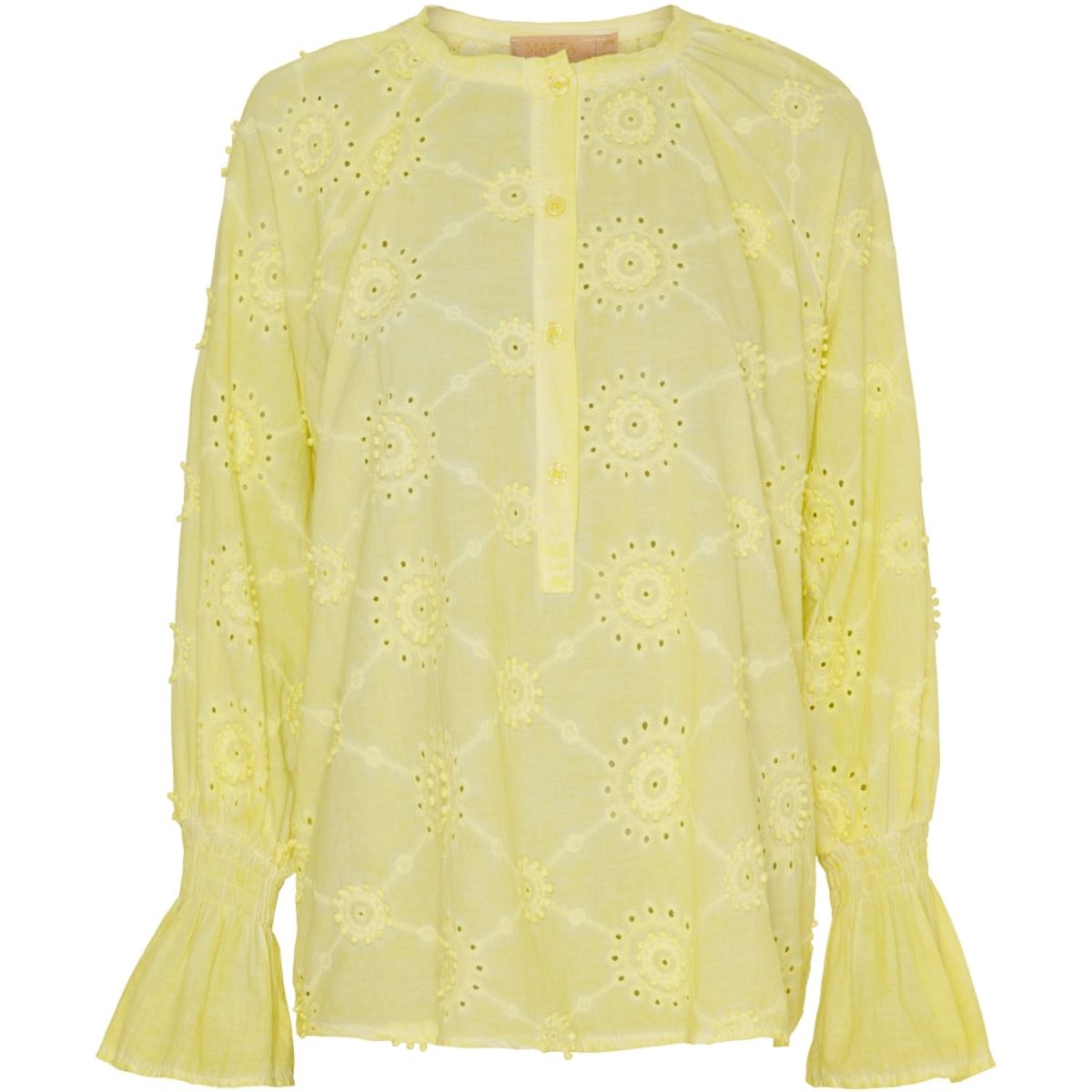 Marta Du Chateau dame bluse MdcBianca - Giallo Cold Wash