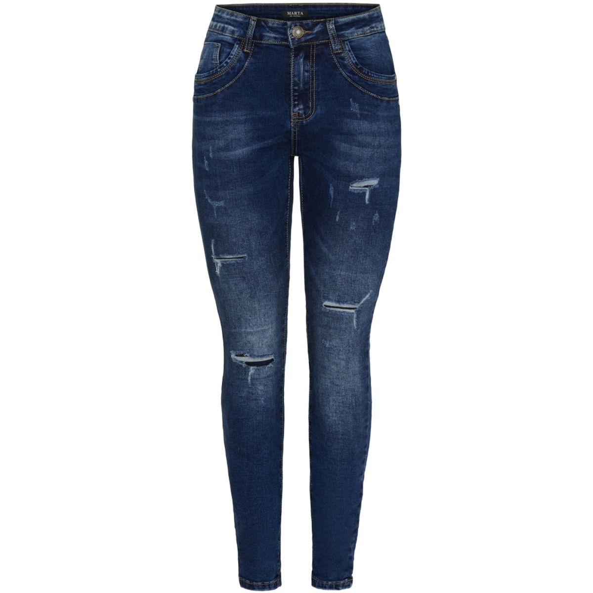 Marta du Chateau dame jeans MdcAzmina Mdc178-26165 - Dark Blue Denim