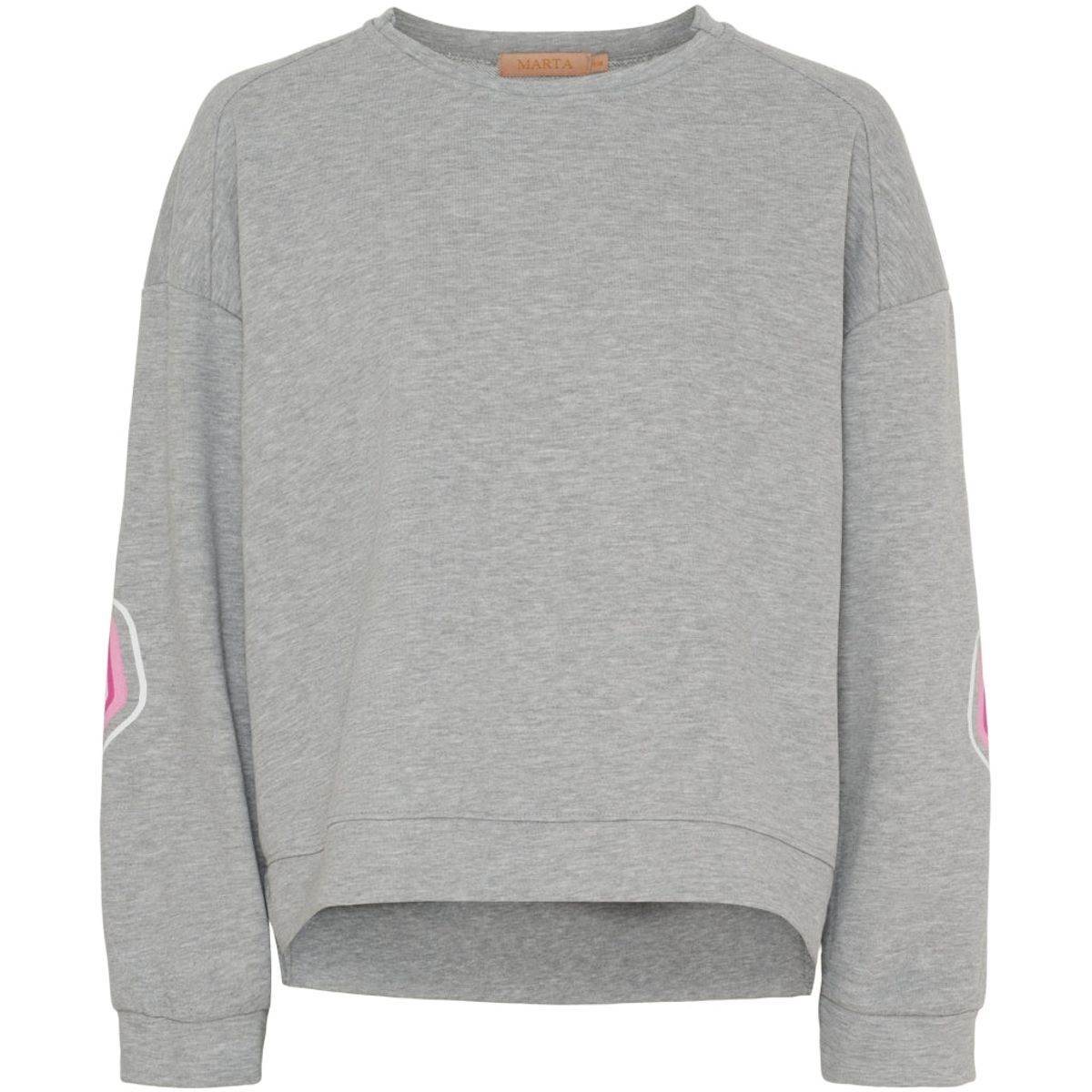 Marta du Chateau dame sweatshirt MdcNadine 69407 - Light Grey