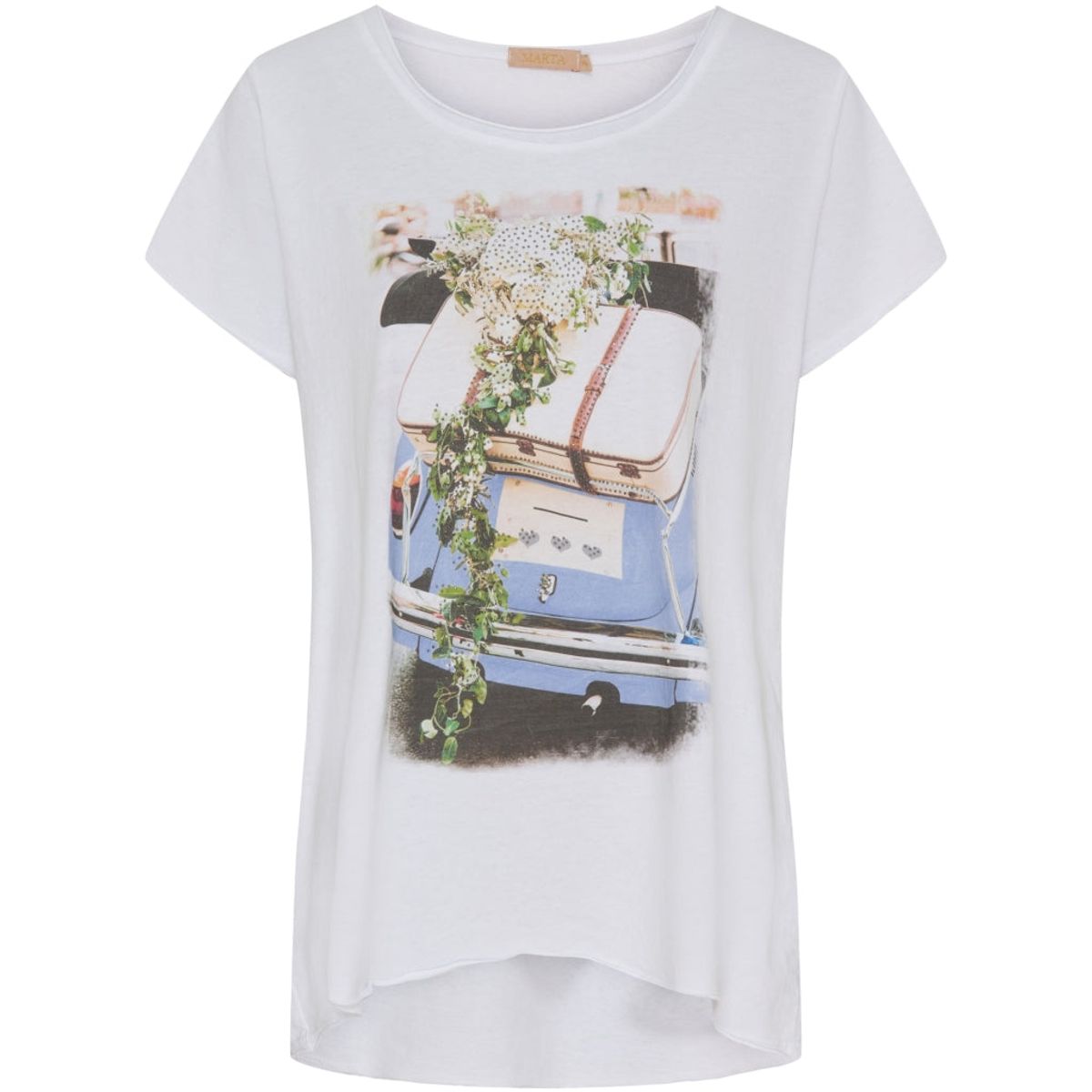 Marta Du Chateau dame t-shirt MdcMarie 1535 - BlueCar