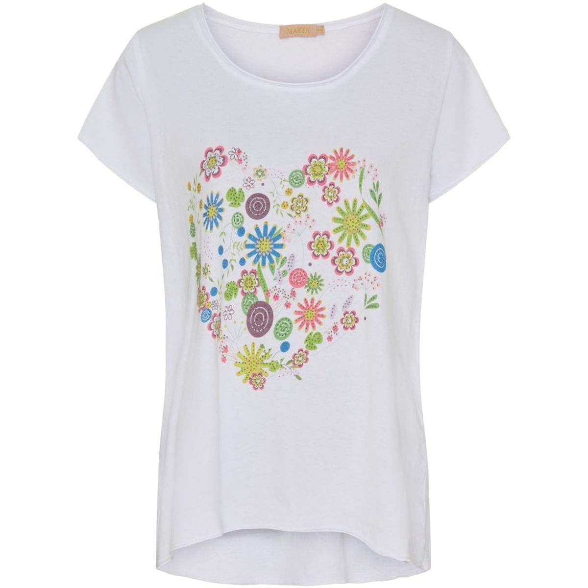 Marta Du Chateau dame t-shirt MdcMarie 1535 - FlowerHearts