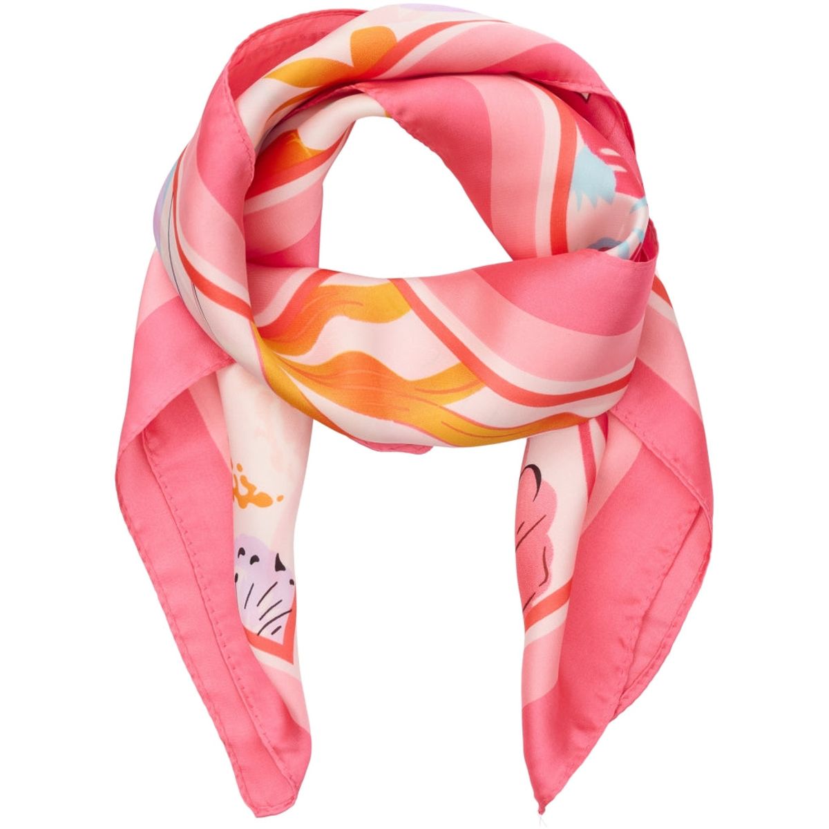 Marta du Chateau dame tørklæde MdcEliane FA-Scarf - Pink60124