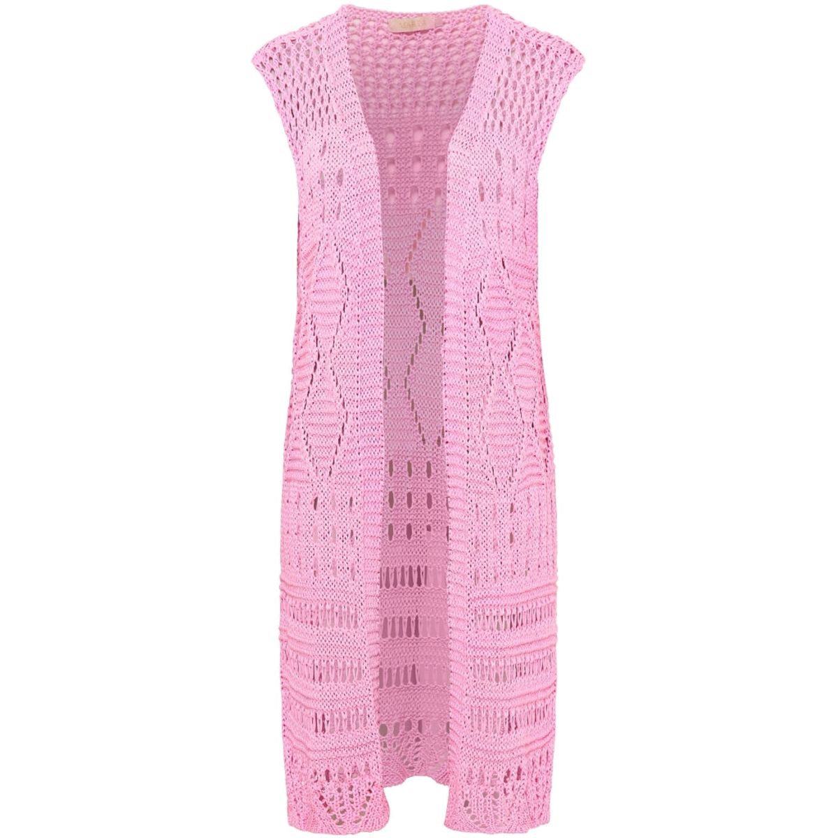 Marta Du Chateau dame vest 477 - Plain fuxia