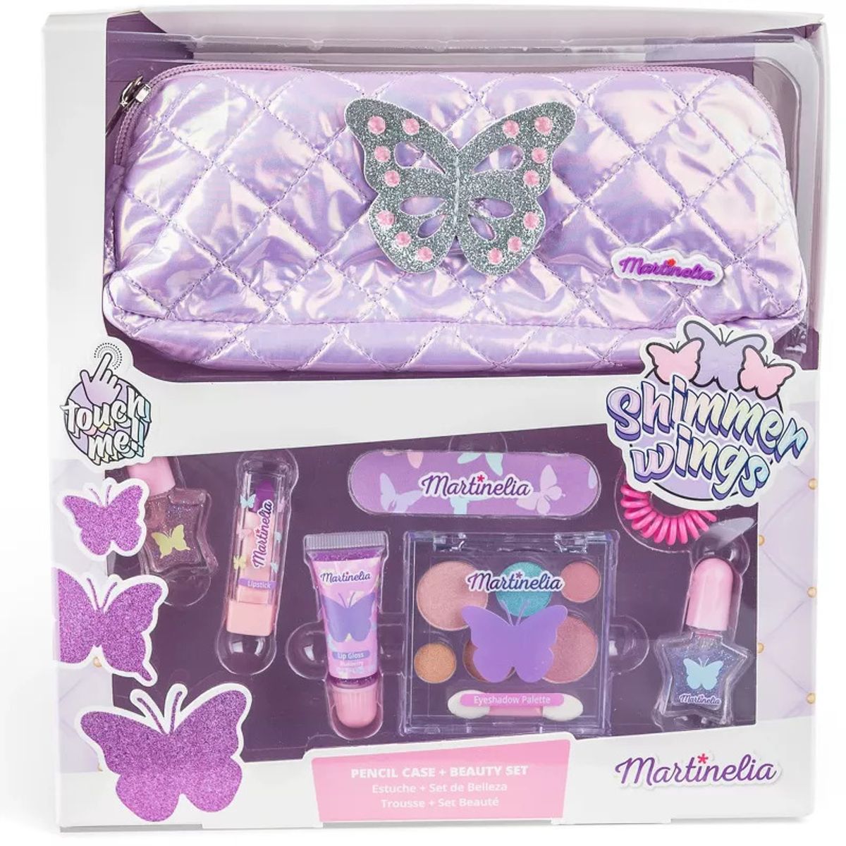 Martinelia Shimmer Wings Pencil Case & Beauty Set