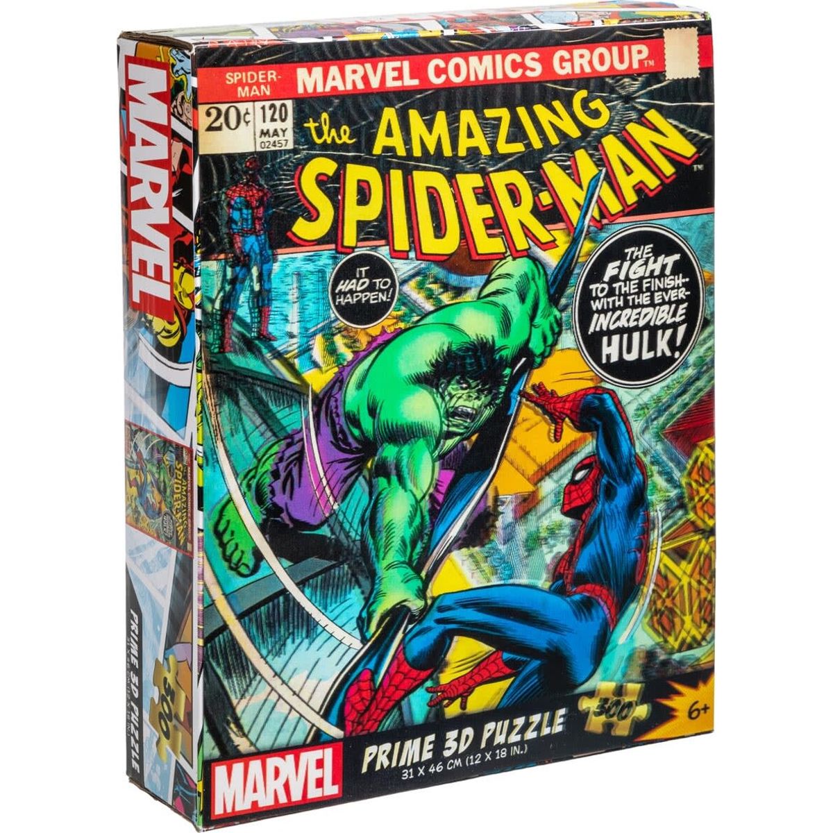 Marvel - 3d-puslespil 300 Brikker Spiderman-tegneserie