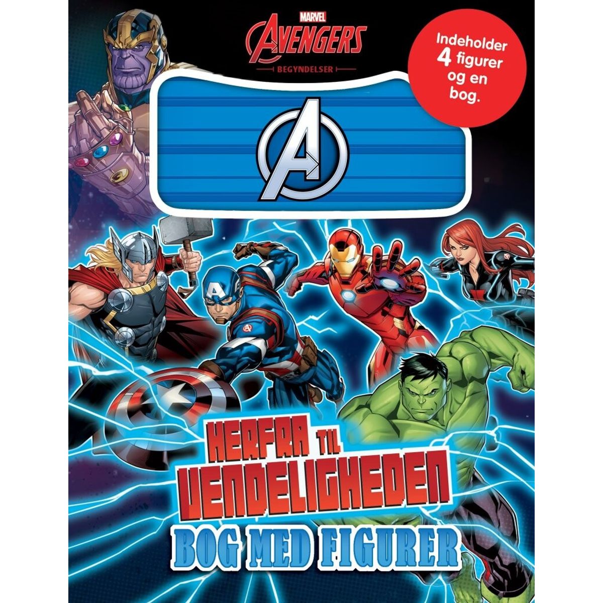 Marvel Avengers - Bog Med Figurer - Diverse - Bog