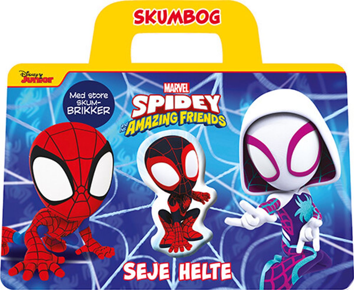 Marvel - Spidey - Seje Helte (skumbog Med Brikker) - Bog