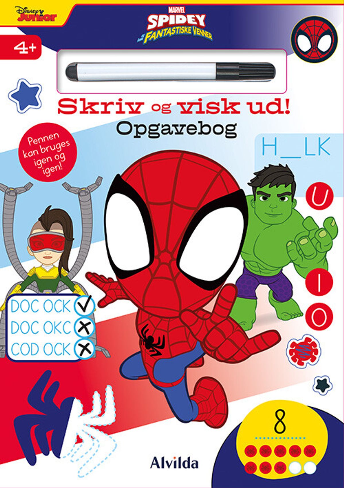 Marvel - Spidey - Skriv Og Visk Ud - Diverse - Bog