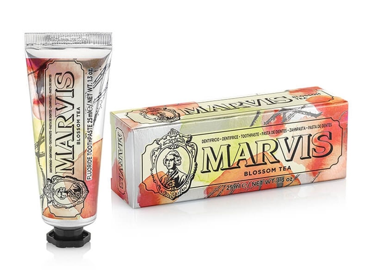 Marvis Tandpasta - Blossom Tea - 25 ml. (Rejsestørrelse)