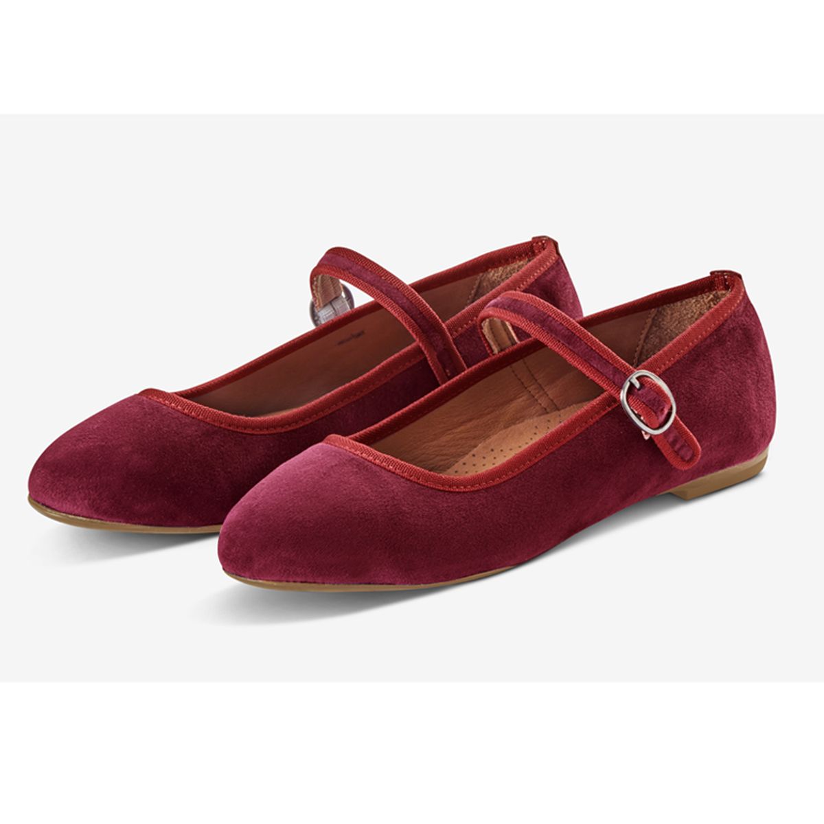 Mary Jane Ballerina Burgundy - 41