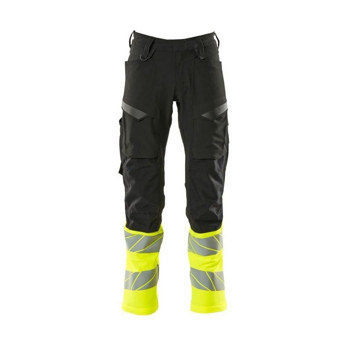 Mascot® Accelerate Safe Arbejdsbukser med knælommer , Full Stretch - 19879-711 Hi-Vis gul