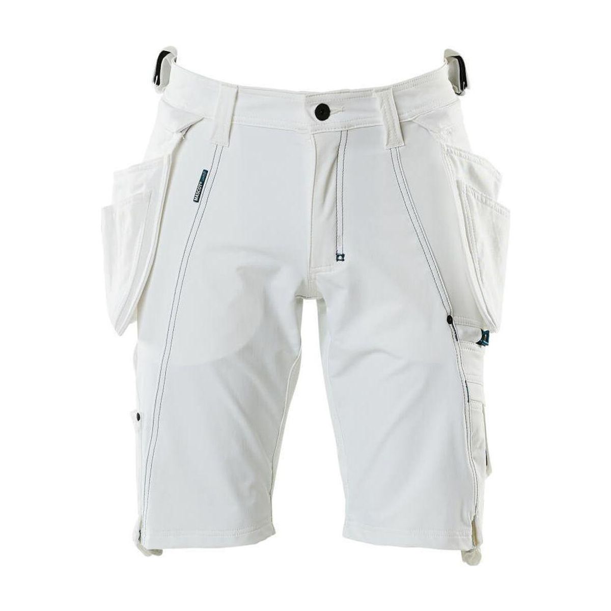 Mascot® Advanced Shorts, aftagelige hængelommer, Stretch, hvid 17149-311