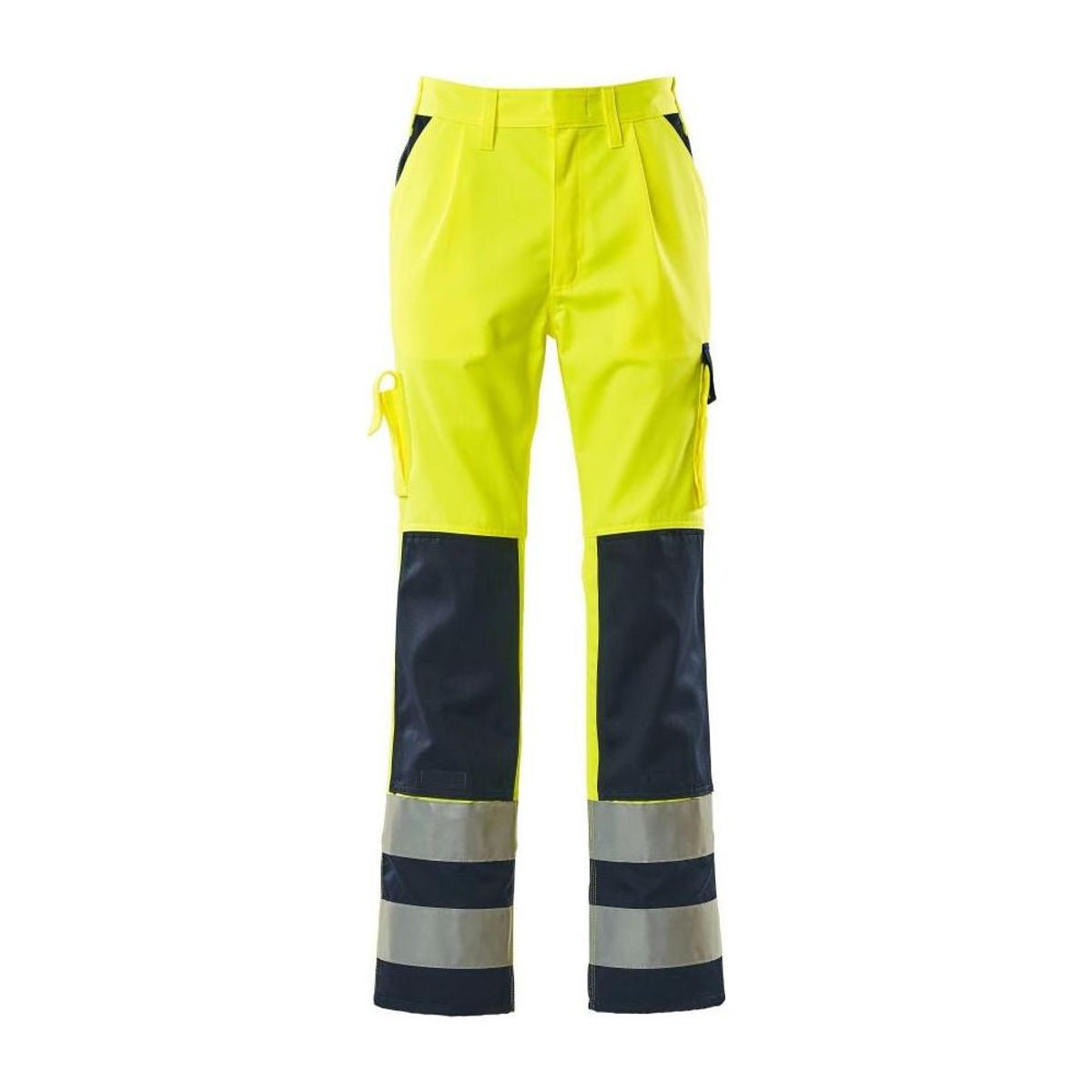 Mascot® Safe Compete Olinda arbejdsbukser med knælommer 07179-470-171 hi-vis gul/marine