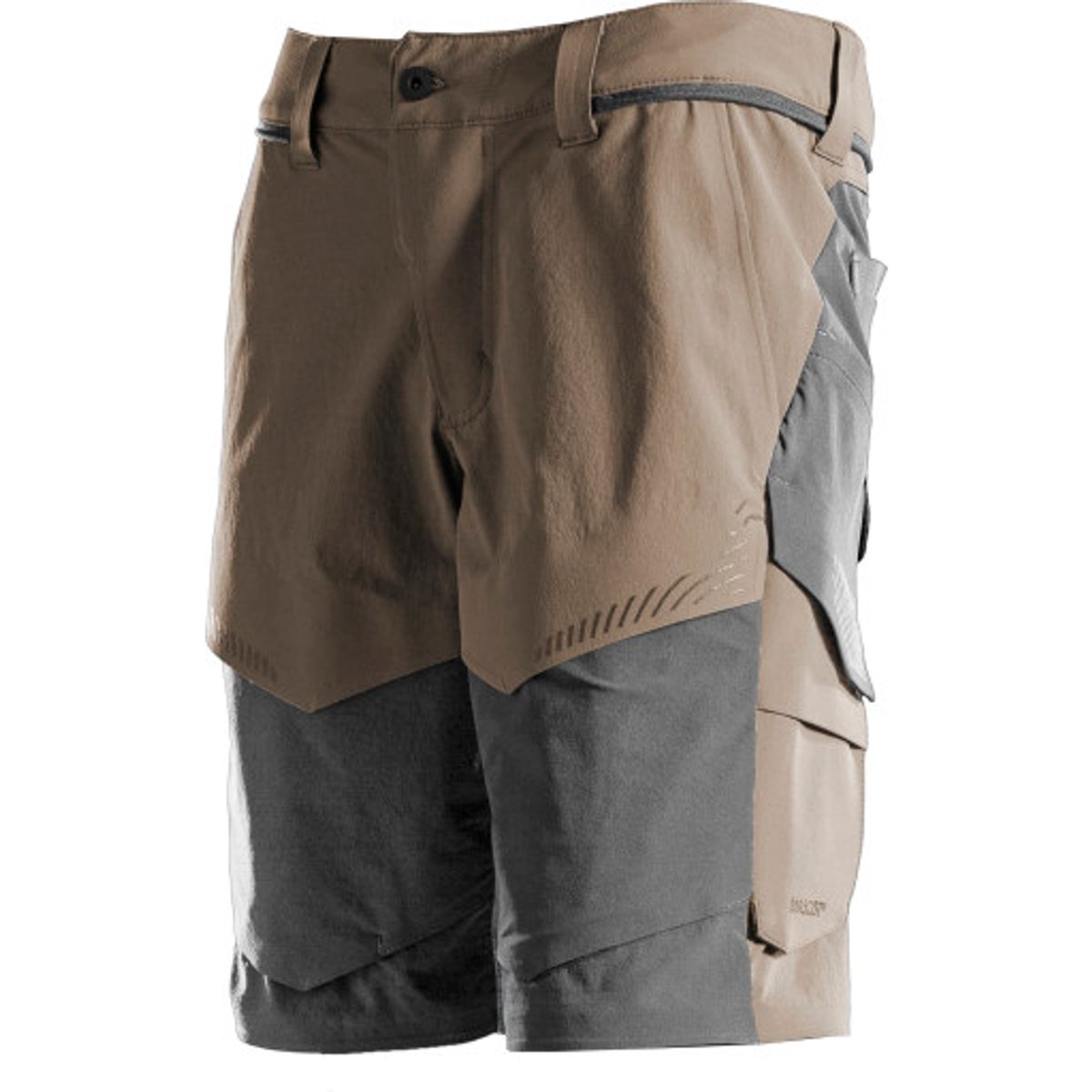 Mascot shorts 22149-605, mørk sand/stengrå, længde 29 str. C60